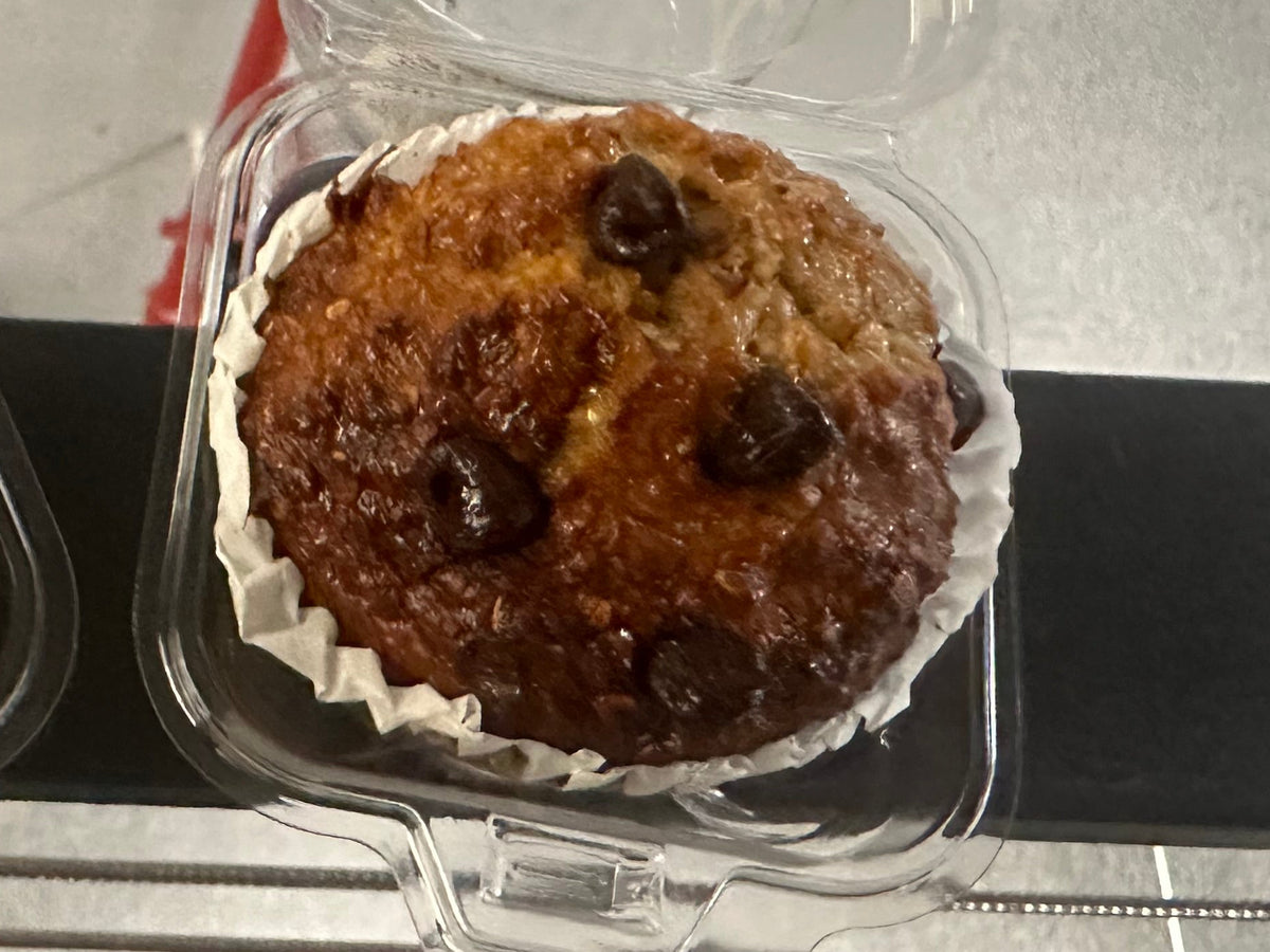 Strawberry Shortcake Protein Muffin with Chocolate Chips